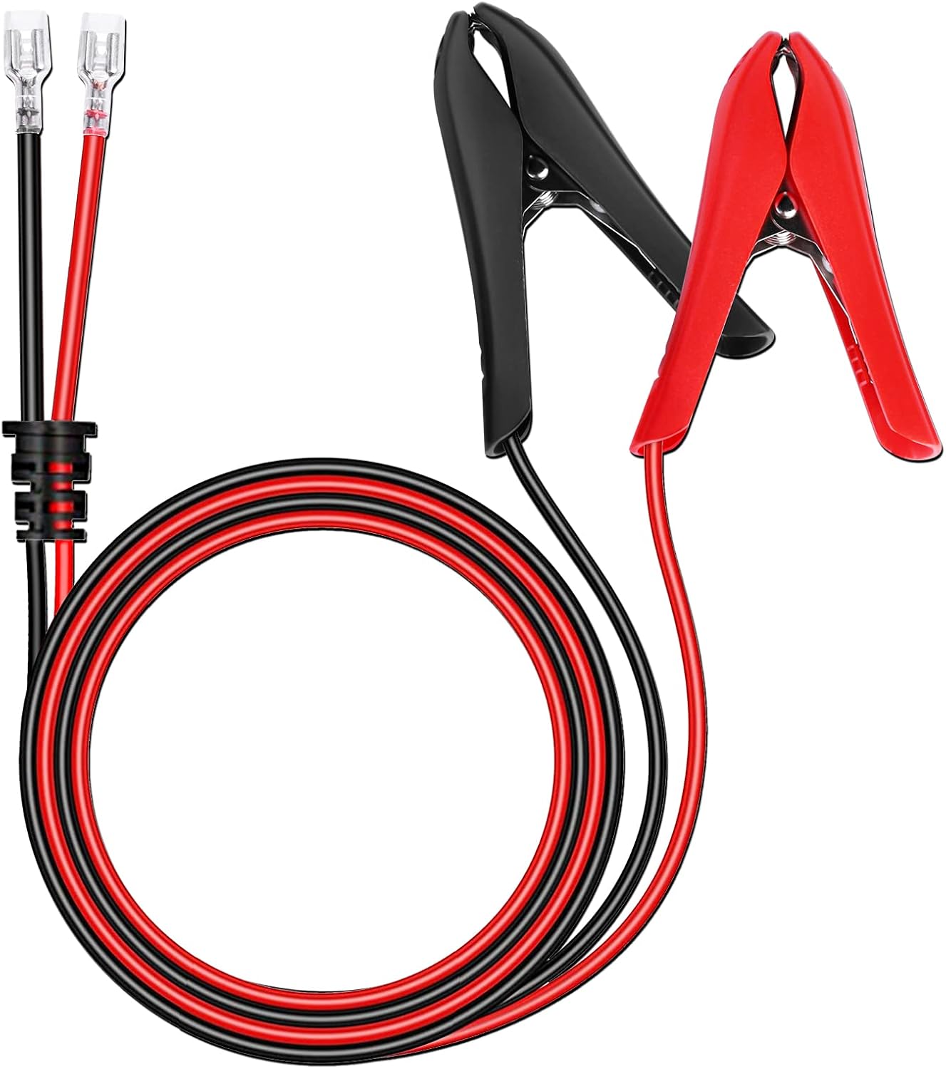 Morsetti A Coccodrillo Con Cavo - 2 Pezzi, 1.8m, 18AWG, Per Batterie Auto 12V/24V - Foto 4