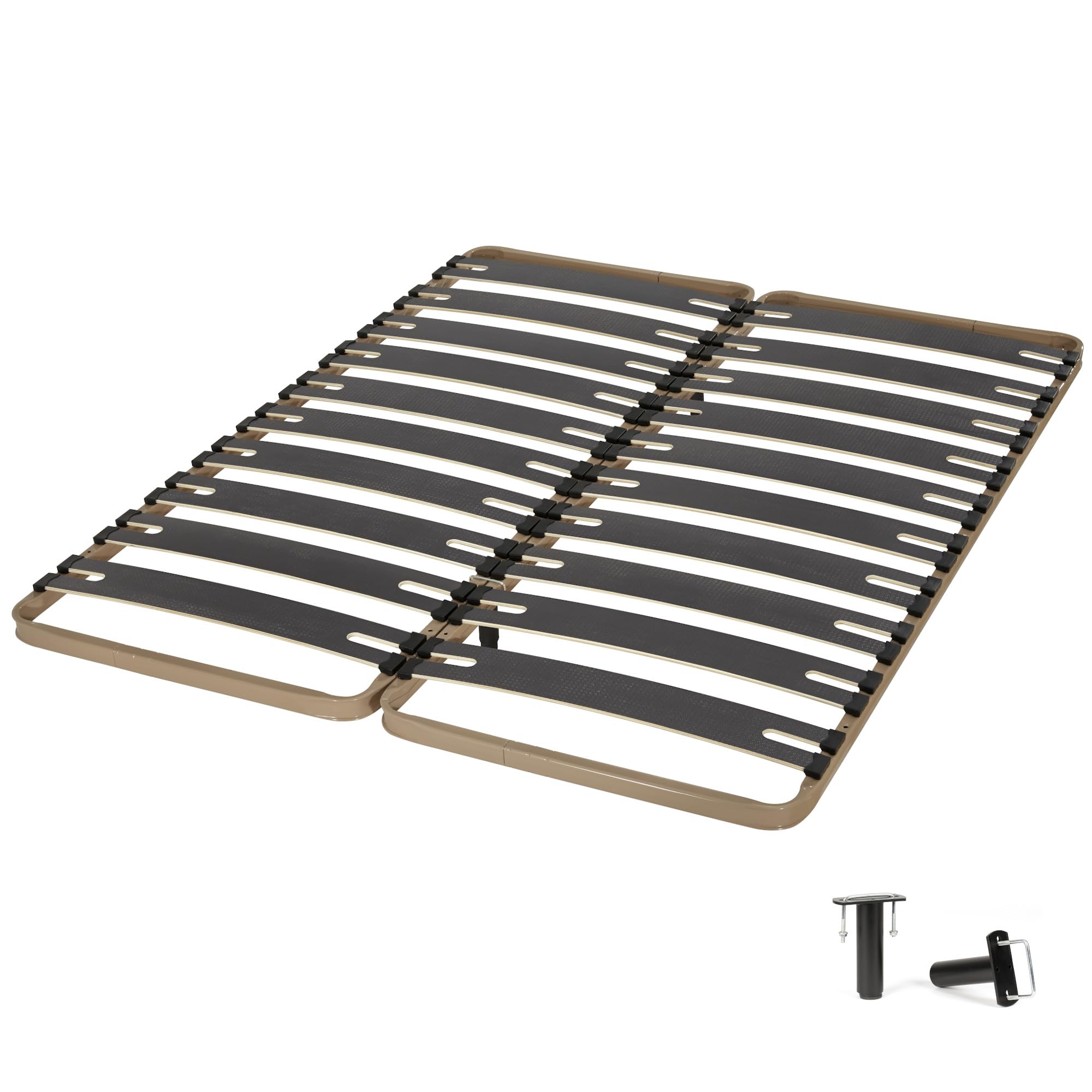 Sommier à lattes 2x80x200 C310 - 22 lates bois - Fabrication française