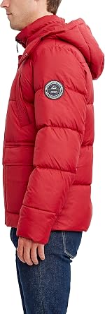 HFX Men's Poly Hooded Puffer