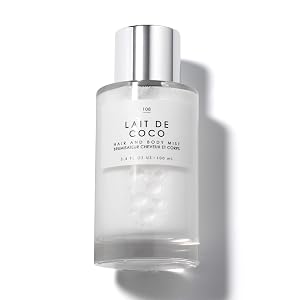 Le Monde Gourmand Lait de Coco Hair Body Spray Mist - Bergamot Vanilla Coconut Fragrance Notes- 3 4oz