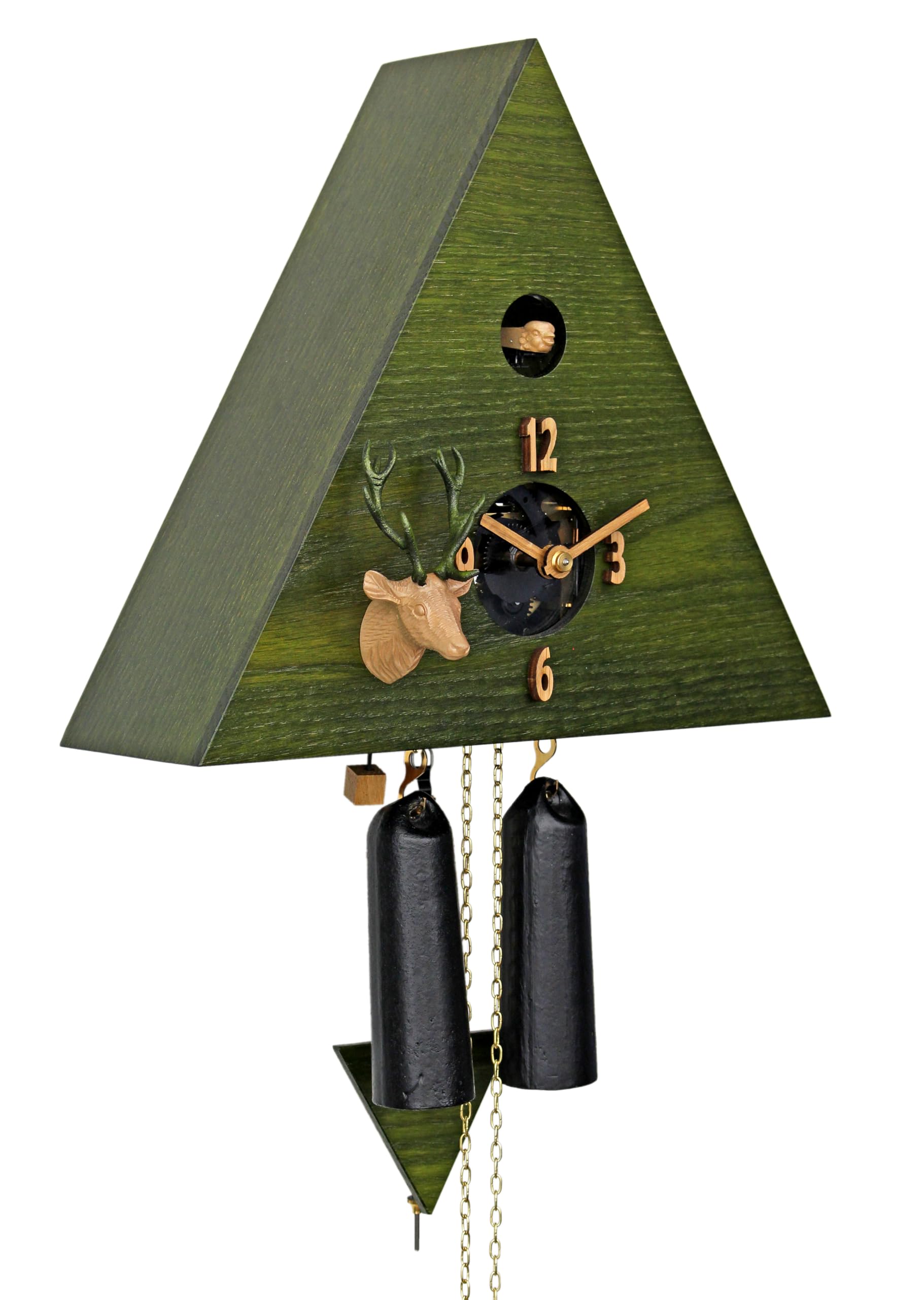 HerrZeit by Adolf Herr Cuckoo Clock - Art Two - Magic Green