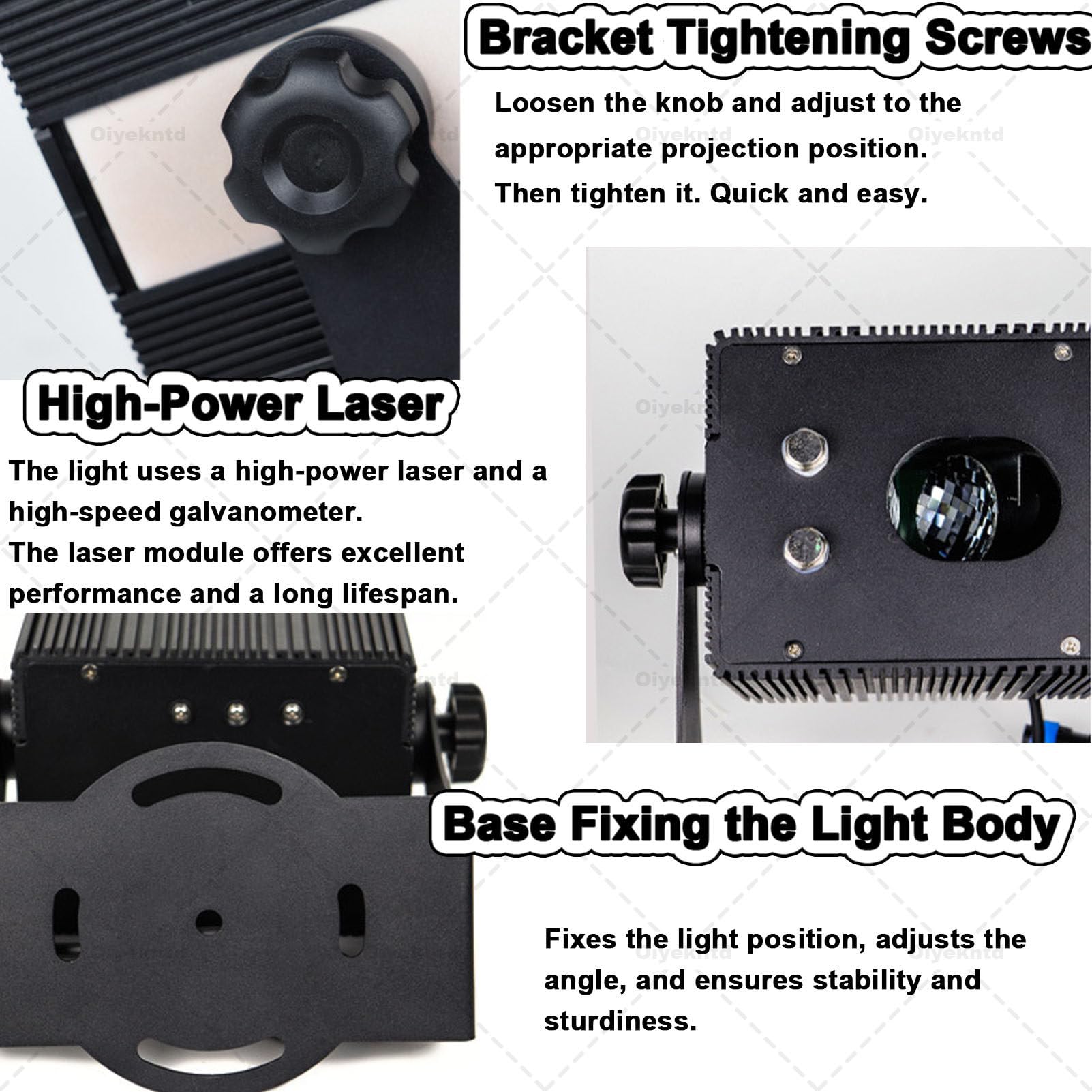 Projecteur Laser d'étoiles pour extérieur, Effets Lumineux de lucioles, lumières Laser de Noël, décorations de fêtes pour Jardin, Arbres, Maison, aménagement paysager 30W-Blue