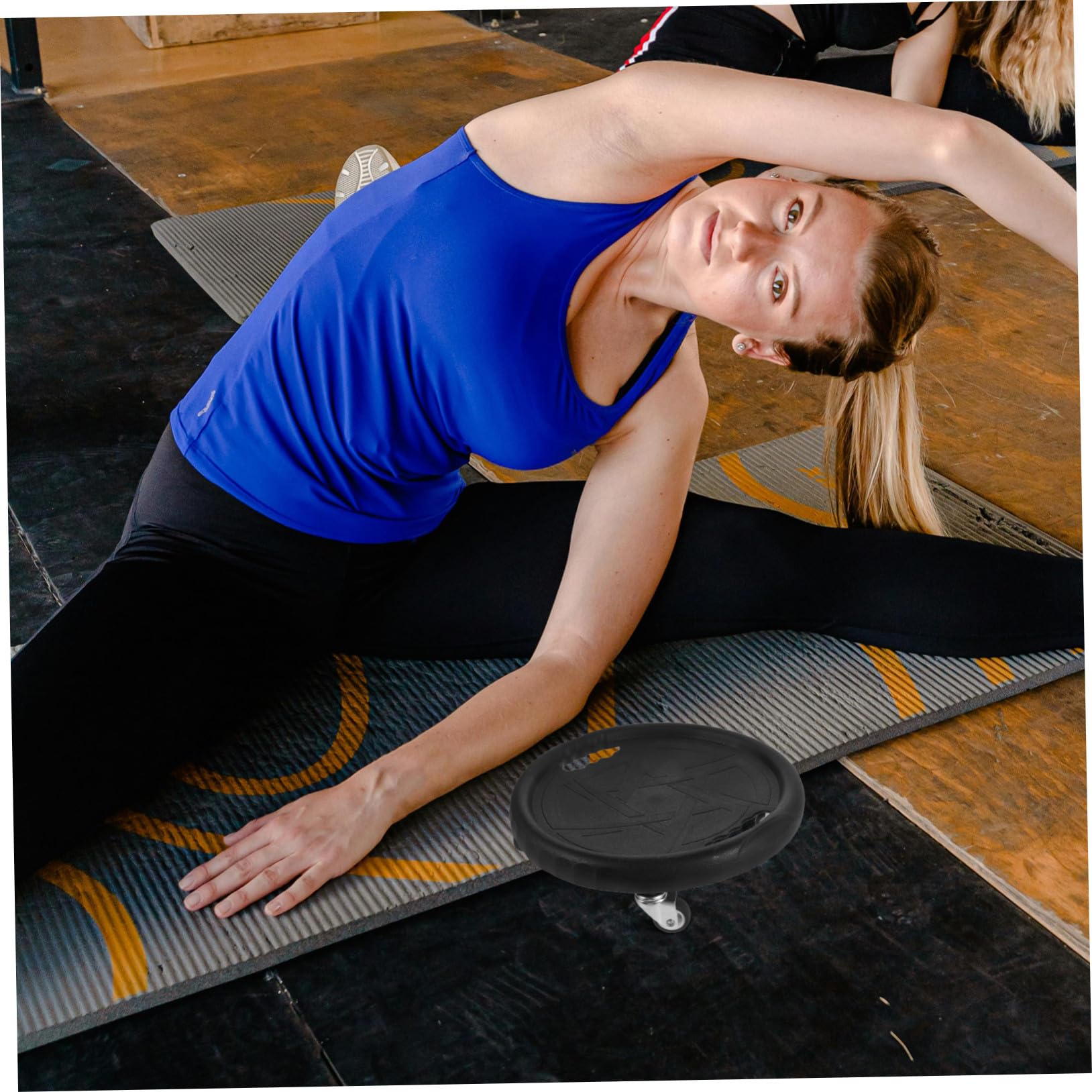 UPKOCH Disco Abdominal Deslizante Negro 1 Juego para Entrenamiento y Core