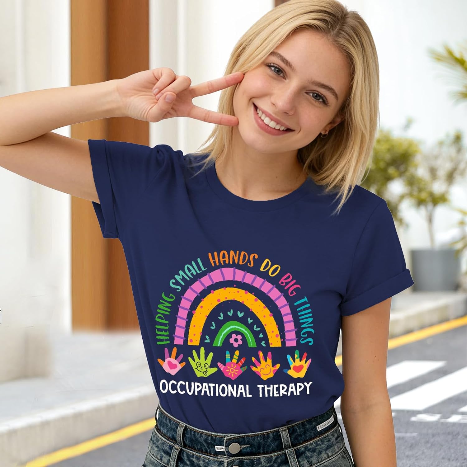 Hummingbird Shirts for Women - Cute Flower Bird Graphic Shirt Animals Lover Tops