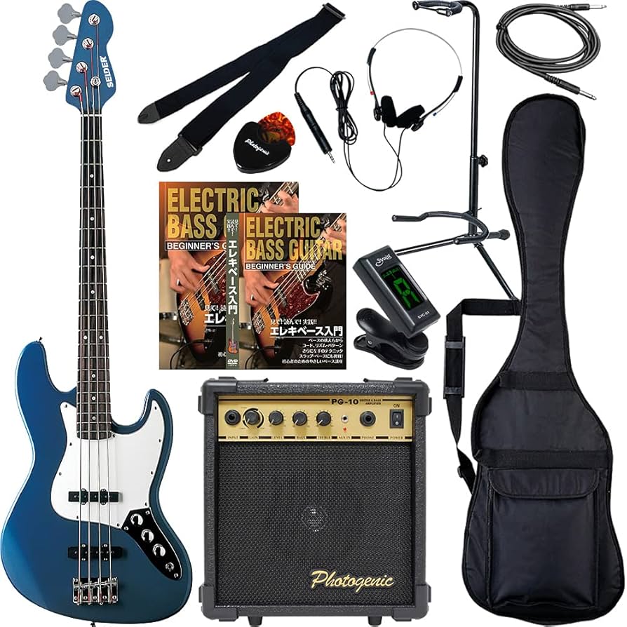 SELDER ジャズベース メタリックブルー Amazon | SELDER セルダー ベース ジャズベースタイプ JB-30