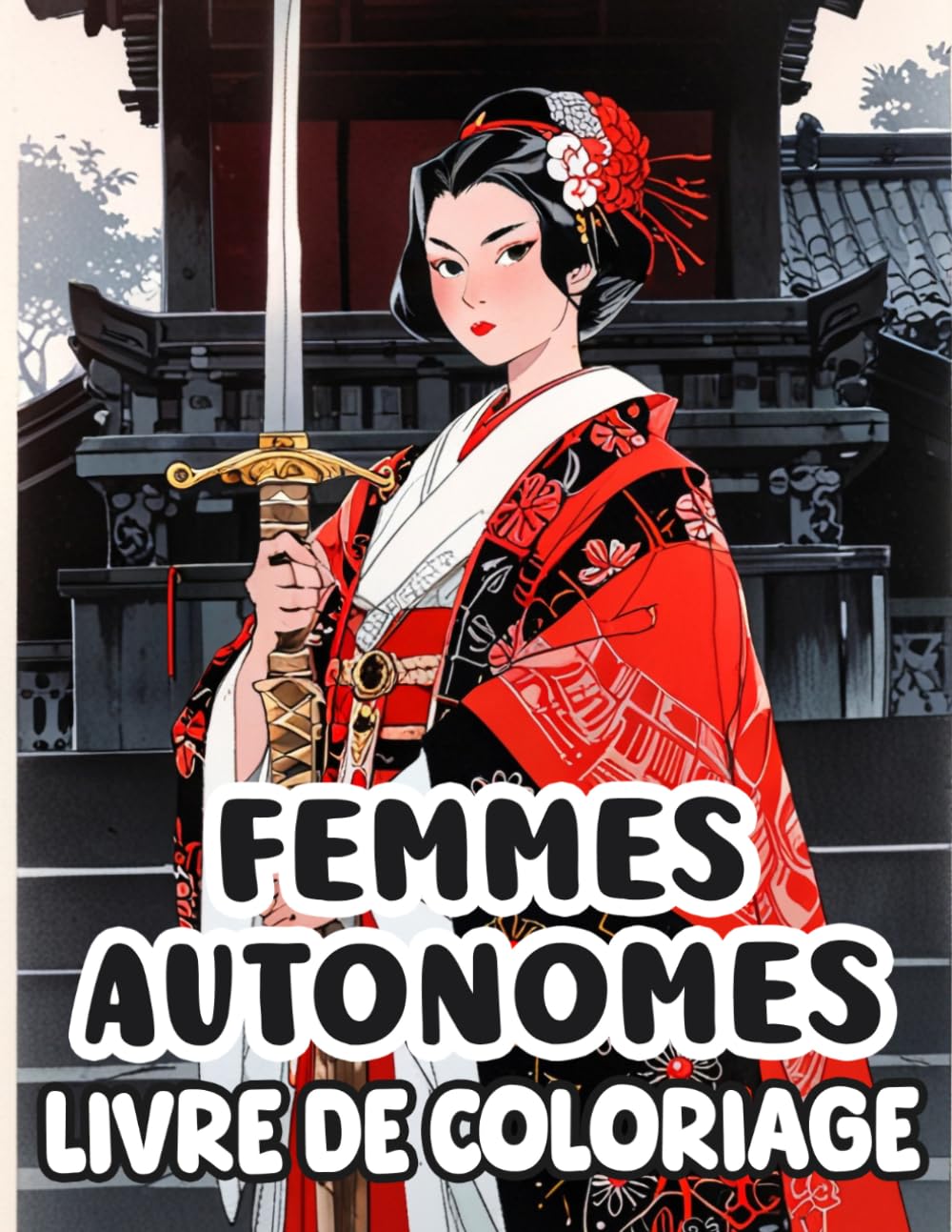Livre De Coloriage De Femmes Autonomes: Pages A Colorier De Dames Puissantes Dans Des Postes Historiquement Occupées Par Des Hommes Au Japon | ... Du Stress | Enfants Adultes Ados Seniors