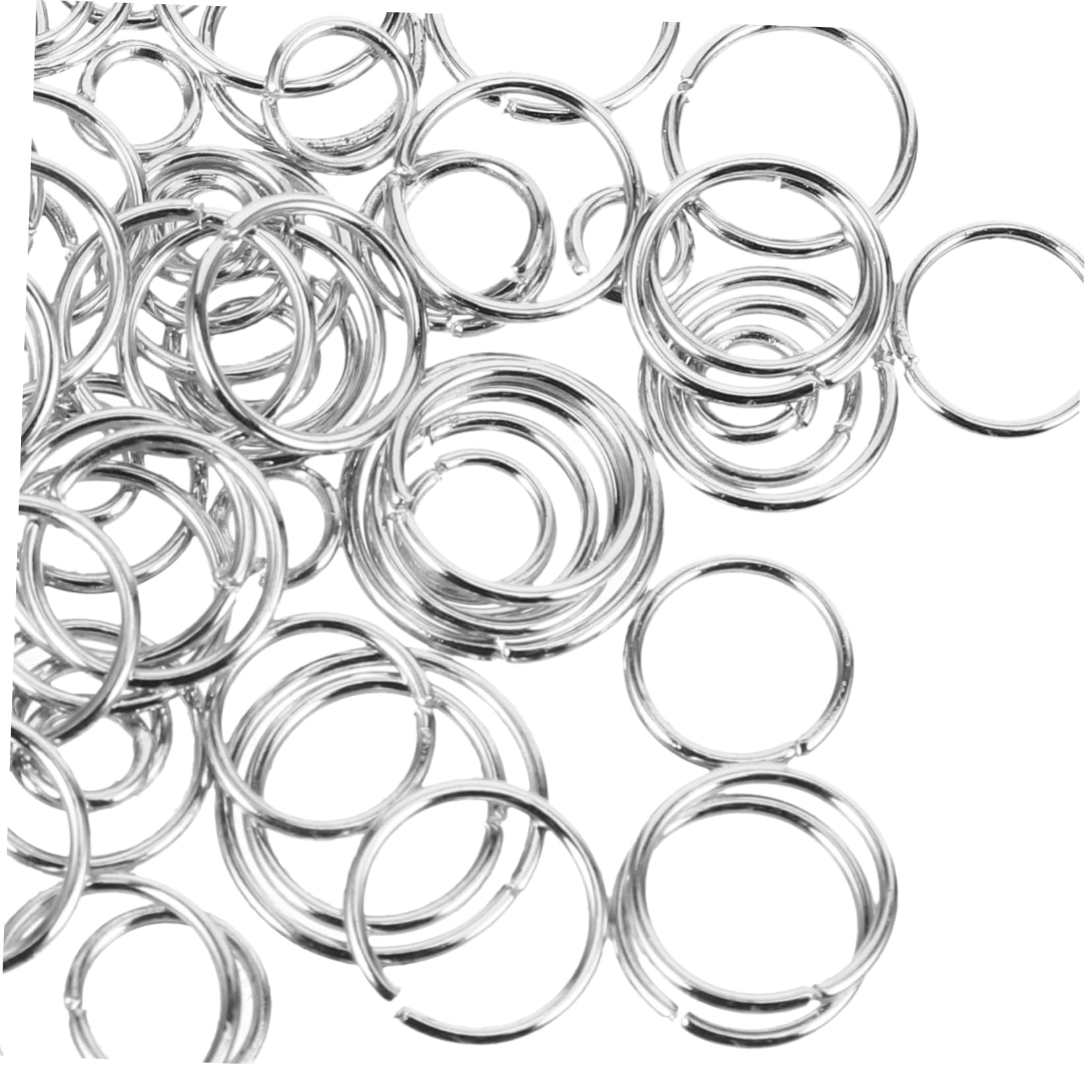 NUOBESTY 6000piezas Anillos De Salto Abiertos De Metal Para Joyería Diy Conectores Para Pulseras y Collares Accesorios De Manualidades Para Creaciones Personalizadas
