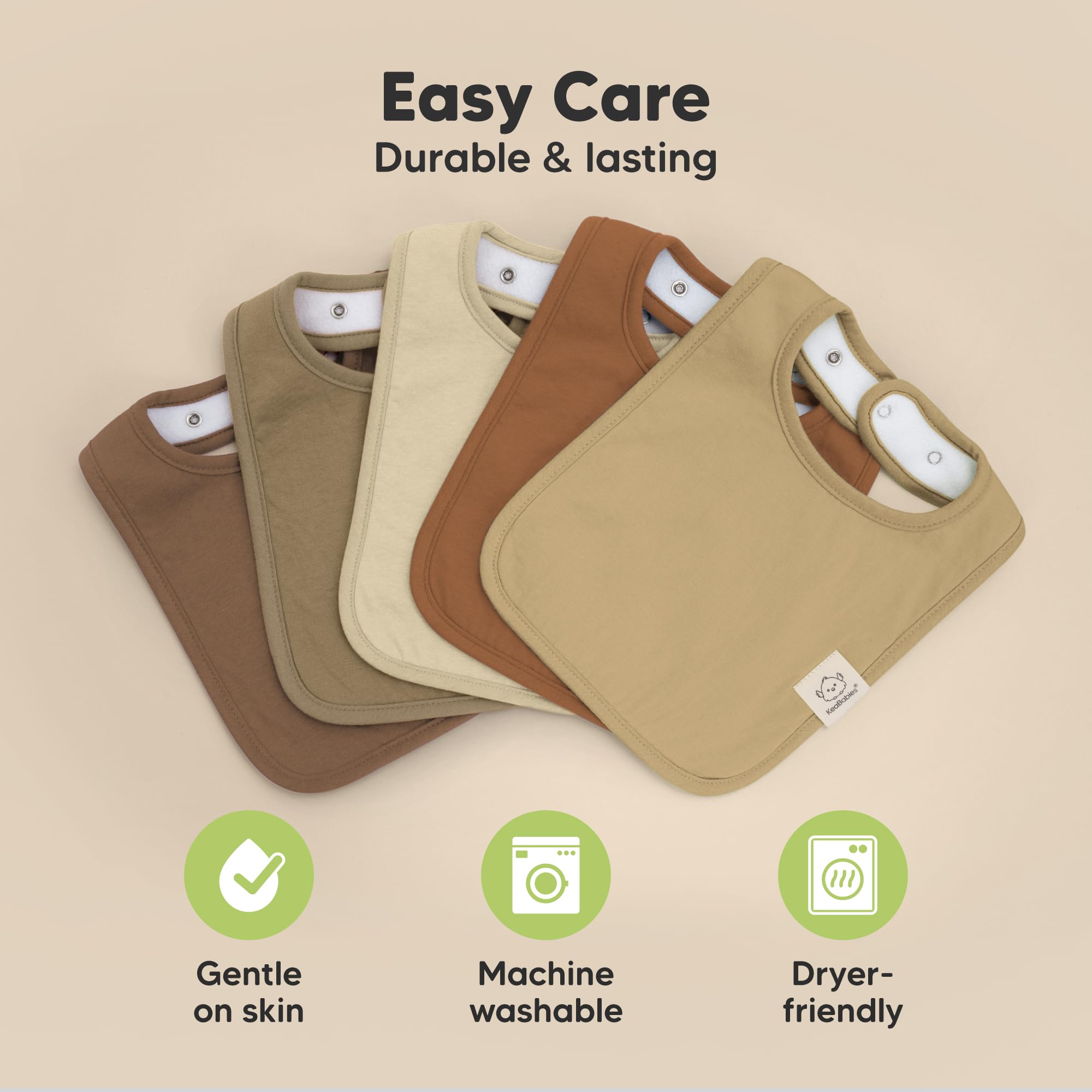 Lot De 8 Bavoirs Bio Pour Bébé Garçon Et Fille - En Coton Pour Tout-petits Et Nourrissons