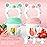 HAOBAOBEI Baby Fruit Feeder with with 2 Extra Teats, Toddler Eating Essentials, BPAFree Feeding Supplies, Silicone Fresh Food Feeder for Safe Infant Self Feeding (Bear- Blue Pink)