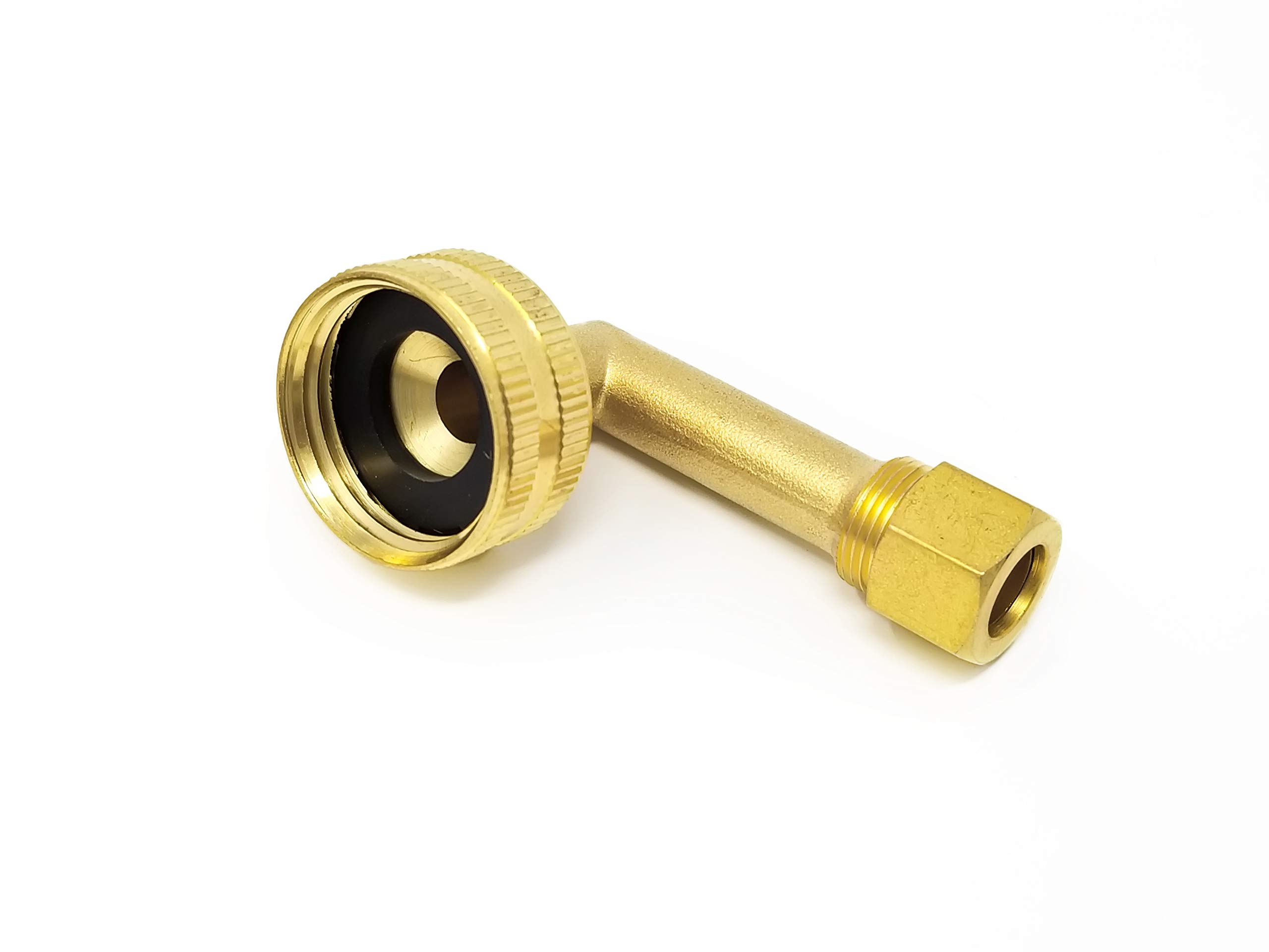 Kelaro - Manguera de acero inoxidable premium para lavavajillas (10 pies) a prueba de explosiones de agua con conexiones de compresión de 3/8 pulgadas (10 pies)
