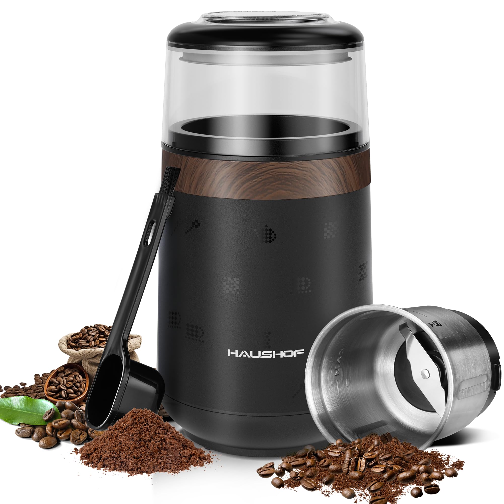 HAUSHOF Coffee Grinder Electric
