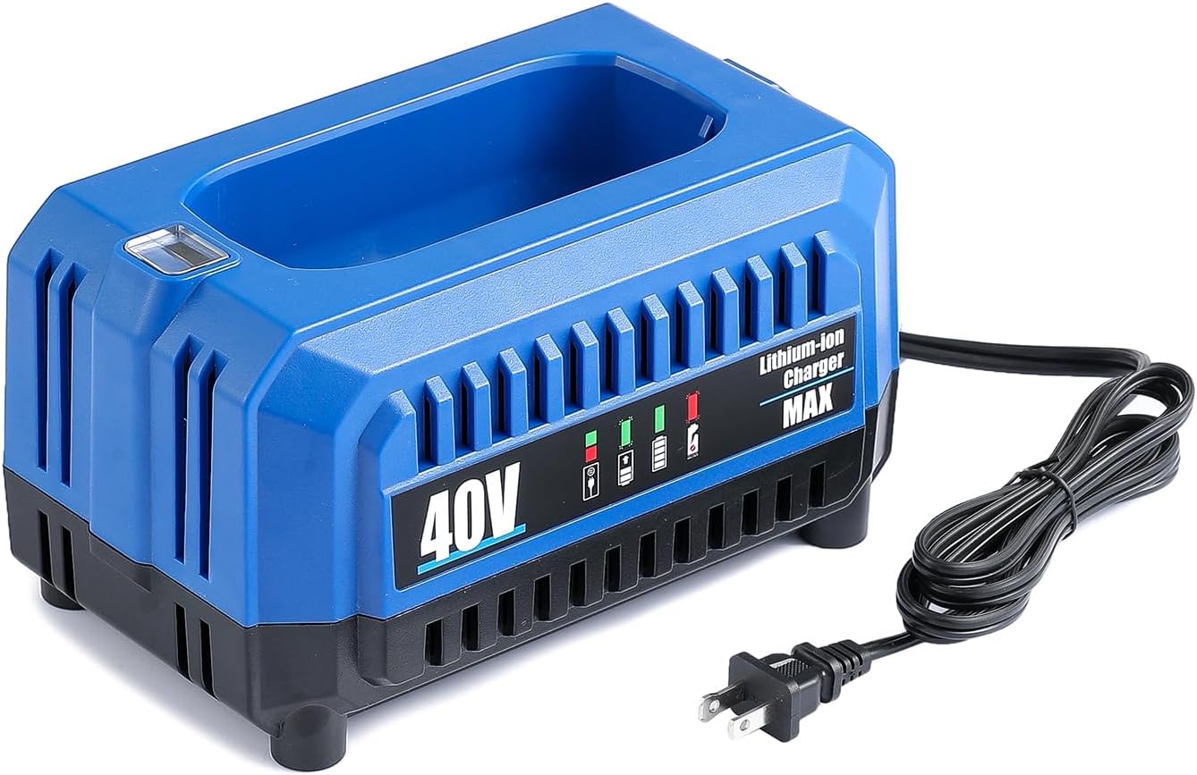 Replacement for Kobalt 40V Battery Charger KRC 40-06 KRC 60-06 KRC 840-03, Compatible with Kobalt 40V Li-Ion Power Tool Battery KB240-03 KB640-03 KB 240-06 KB640-06 KRC40-06 KB440-03