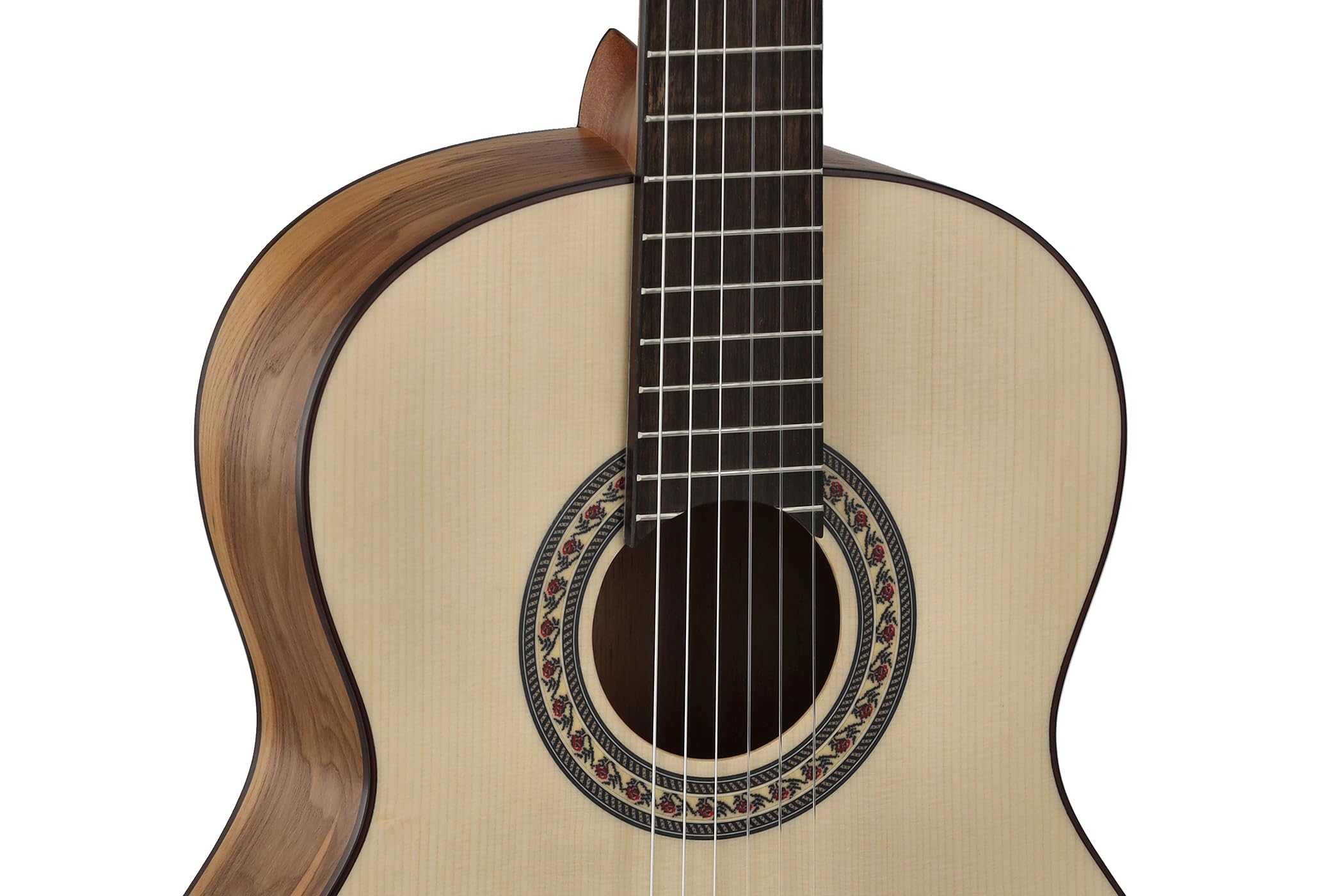 LUTHIER MANUEL RODRÍGUEZ Guitarra de concierto Caballero Principio - Modelo especial 120 años MR - Tapa de abeto - Cuerpo de olivo - Mecánicas doradas - CA-CMO 120
