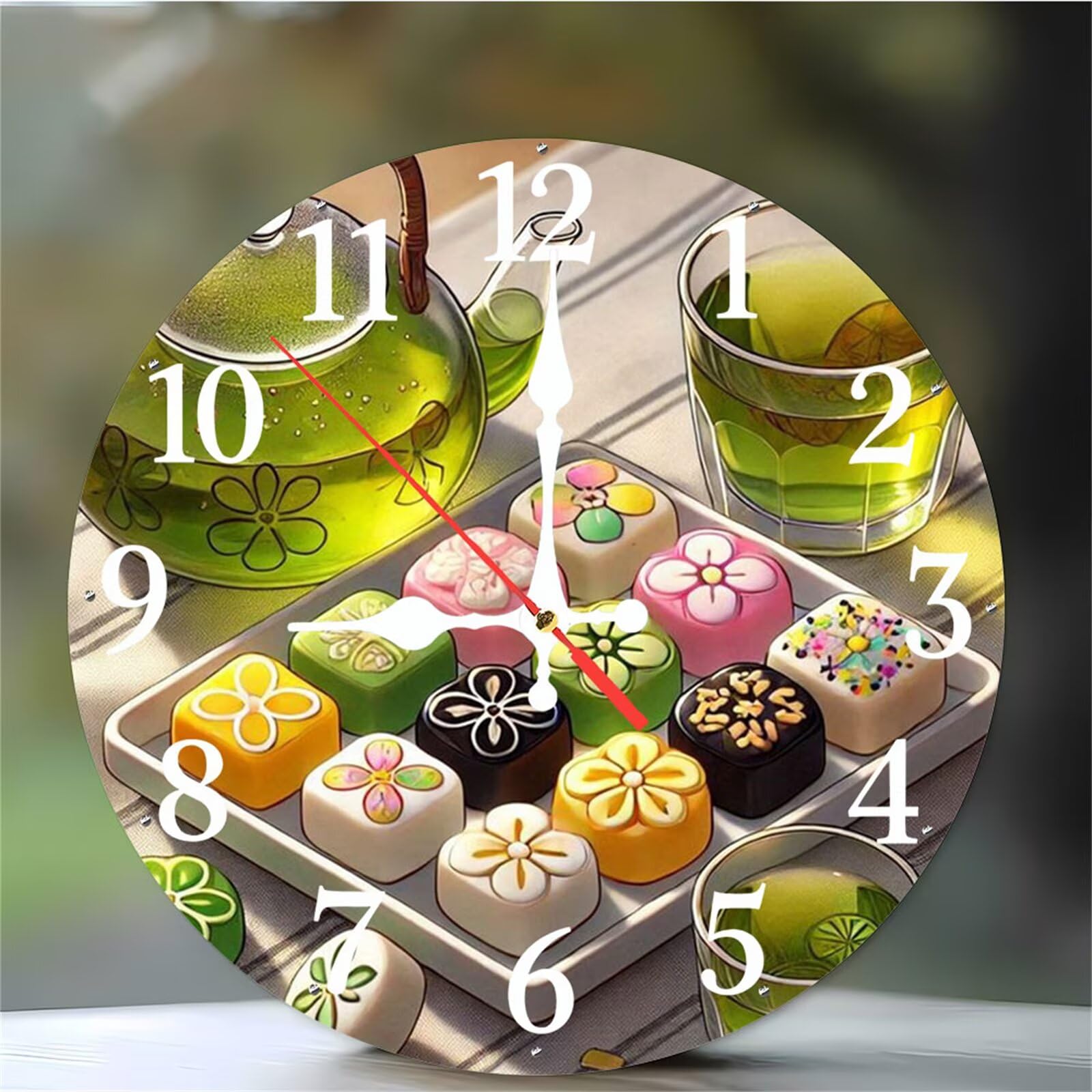 Pendule murale décorative 12 pouces aux finitions soignées