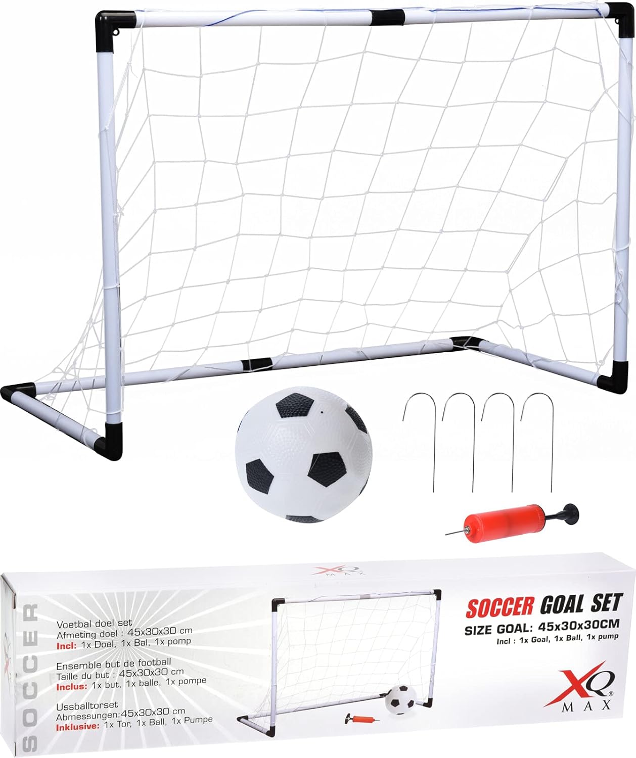 Jee Soccer Goal Kids Mini Soccer Goal Set Indoor Mini Net and Ball