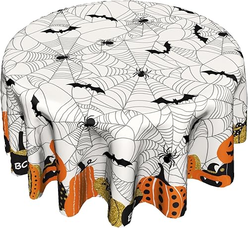 Miniatura 9 de Giwawa Mantel redondo de conchas marinas, diseño de estrella de mar sobre tablero de madera azul, diseño de playa costera, 60 pulgadas, para