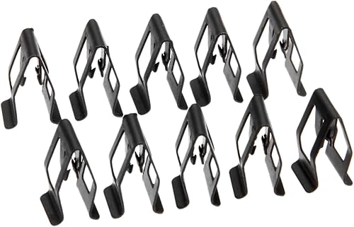 Miniatura 2 de Mtsooning 10 clips de ajuste para salpicadero, retenedor de consola delantera de automóvil, clips de retención de metal de repuesto para Ford Mazda,