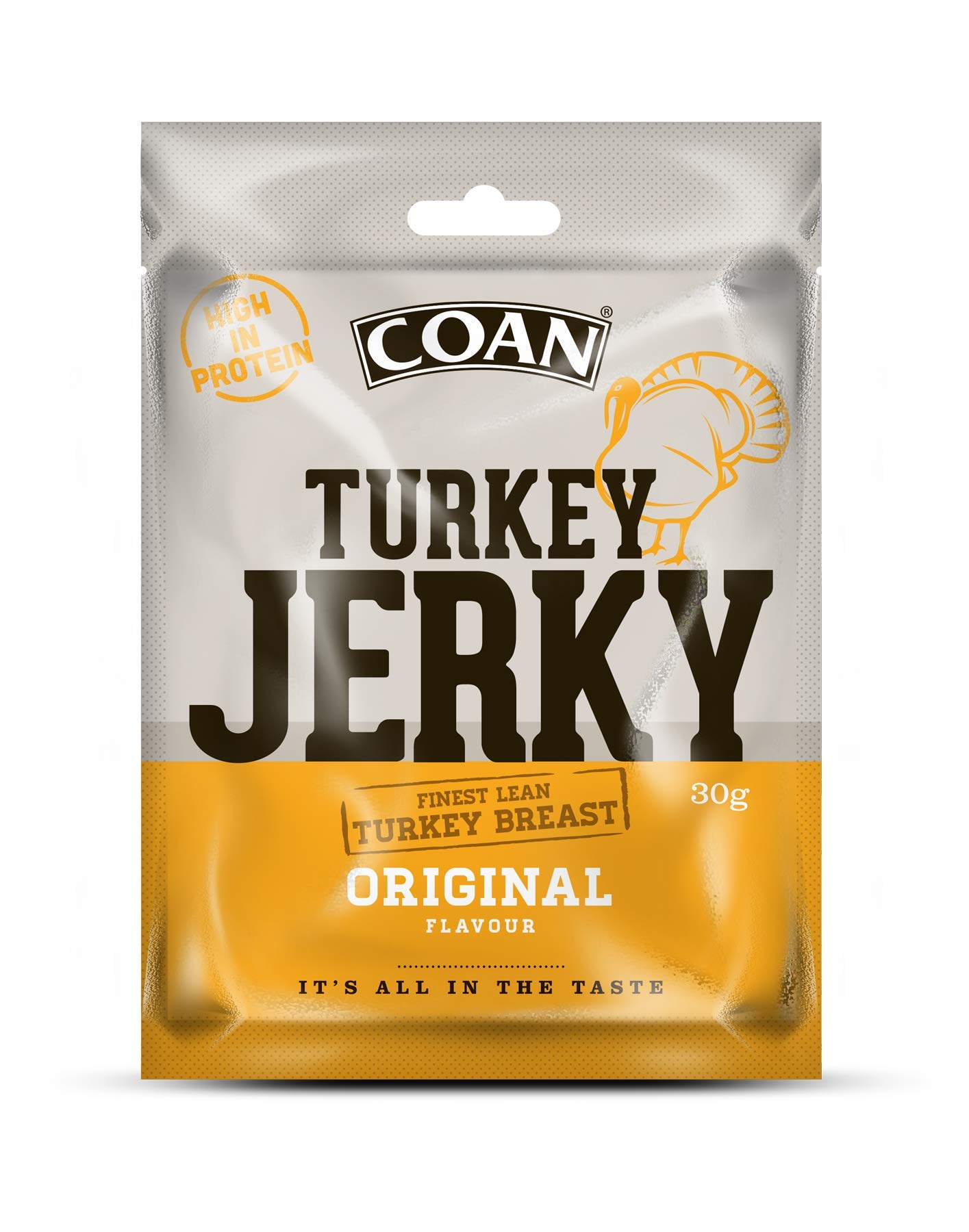 Buy COAN Jerky, High Protein Keto Friendly Meat Snack, Original Turkey