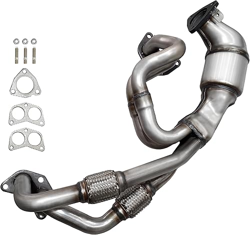 JT Convertidor catalítico de escape compatible con Subaru Forester 2006-2010, Impreza 2006-2011, LegacyOutback 2006-2012, Saab 9-2X 2.5L H4 (cumple