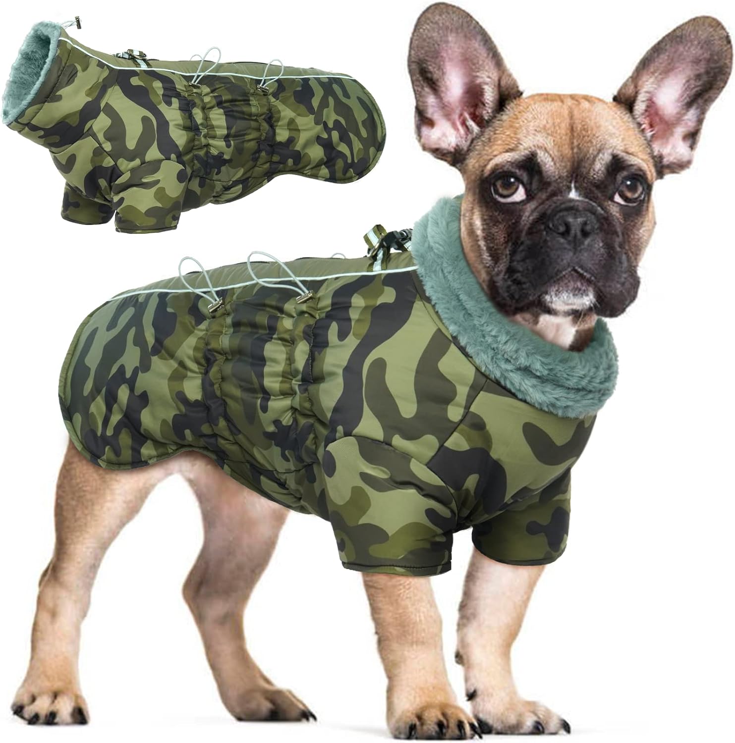 Bonaweite Warm Dog Coat, Waterproof Dog Winter Jacket for