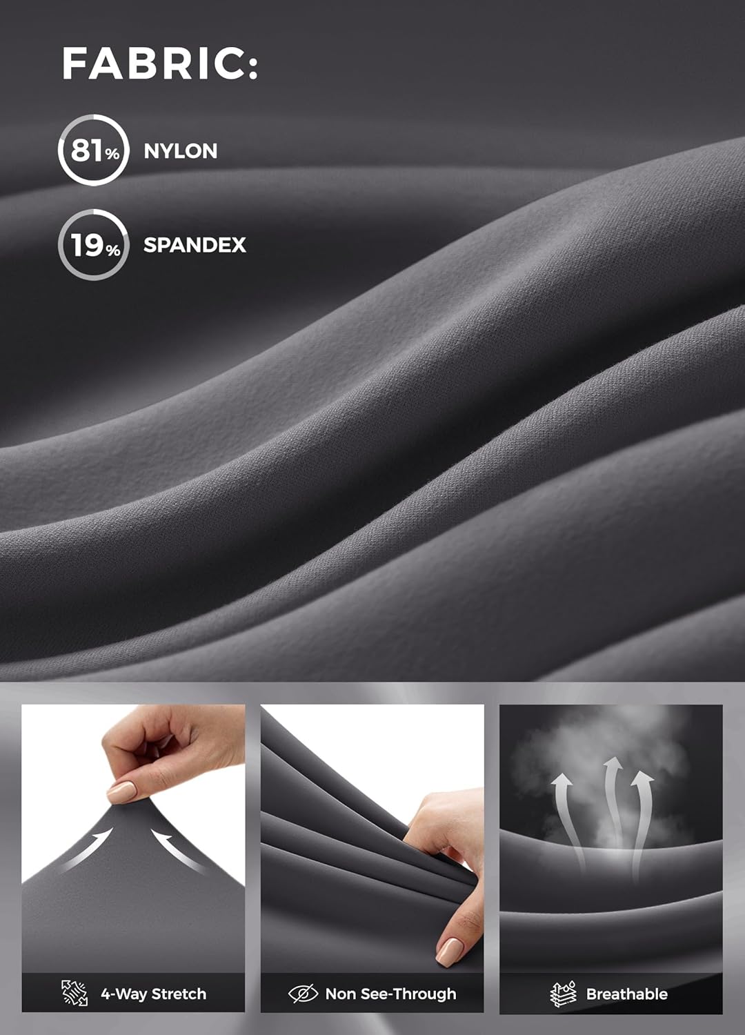 Willit レディース ゴルフパンツ アンクルトラベル ストレッチ プチパンツ カジュアルドレス用 2つのポケット付き