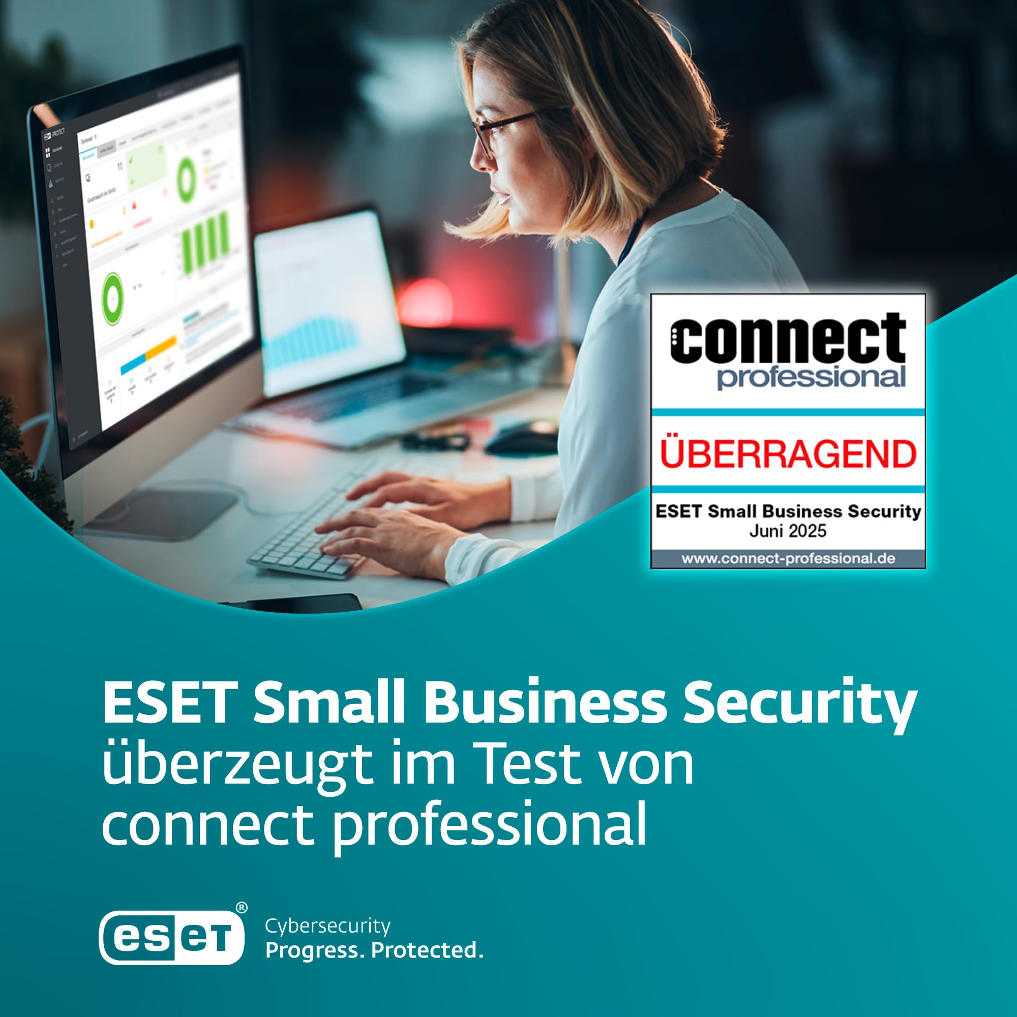 ESET Small Business Security | 5 devices | 1 year | Antivirus, Safe Banking, Safe Browsing, Ransomware-Behebung, VPN, Secure Data, Safe Server | Activation key by email