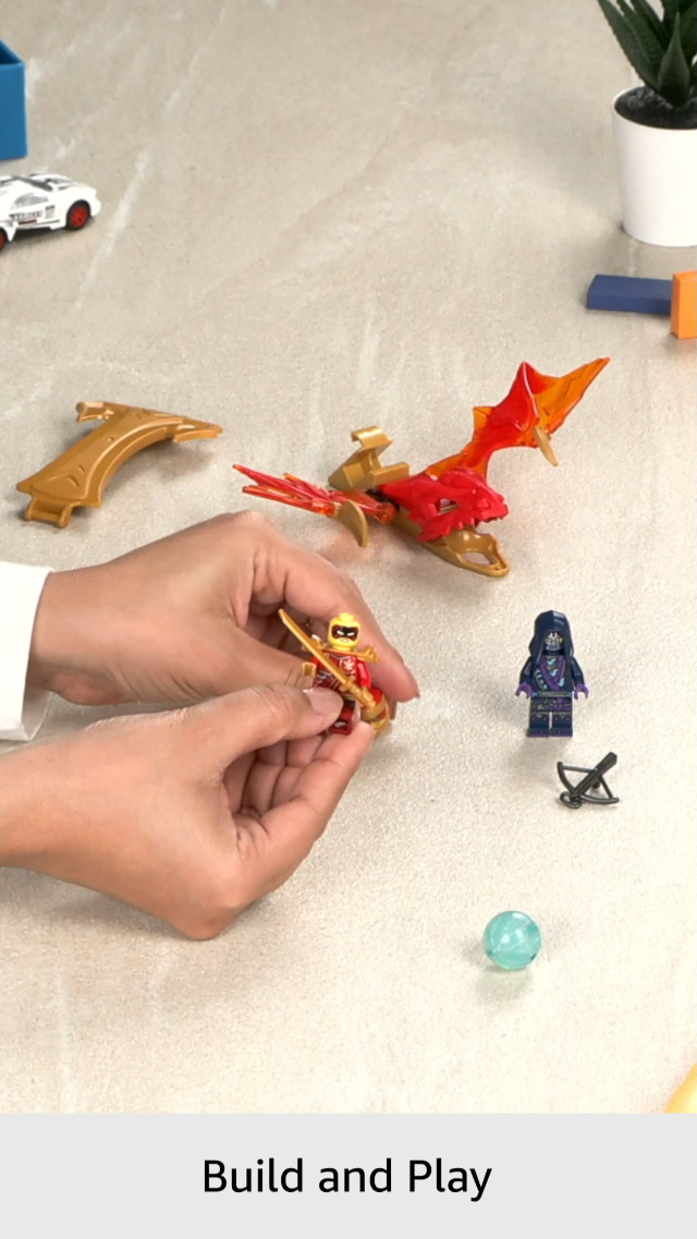 Amazon.com: Lego Ninjago Kais Dragon Glider, Ninja Set with Dragon