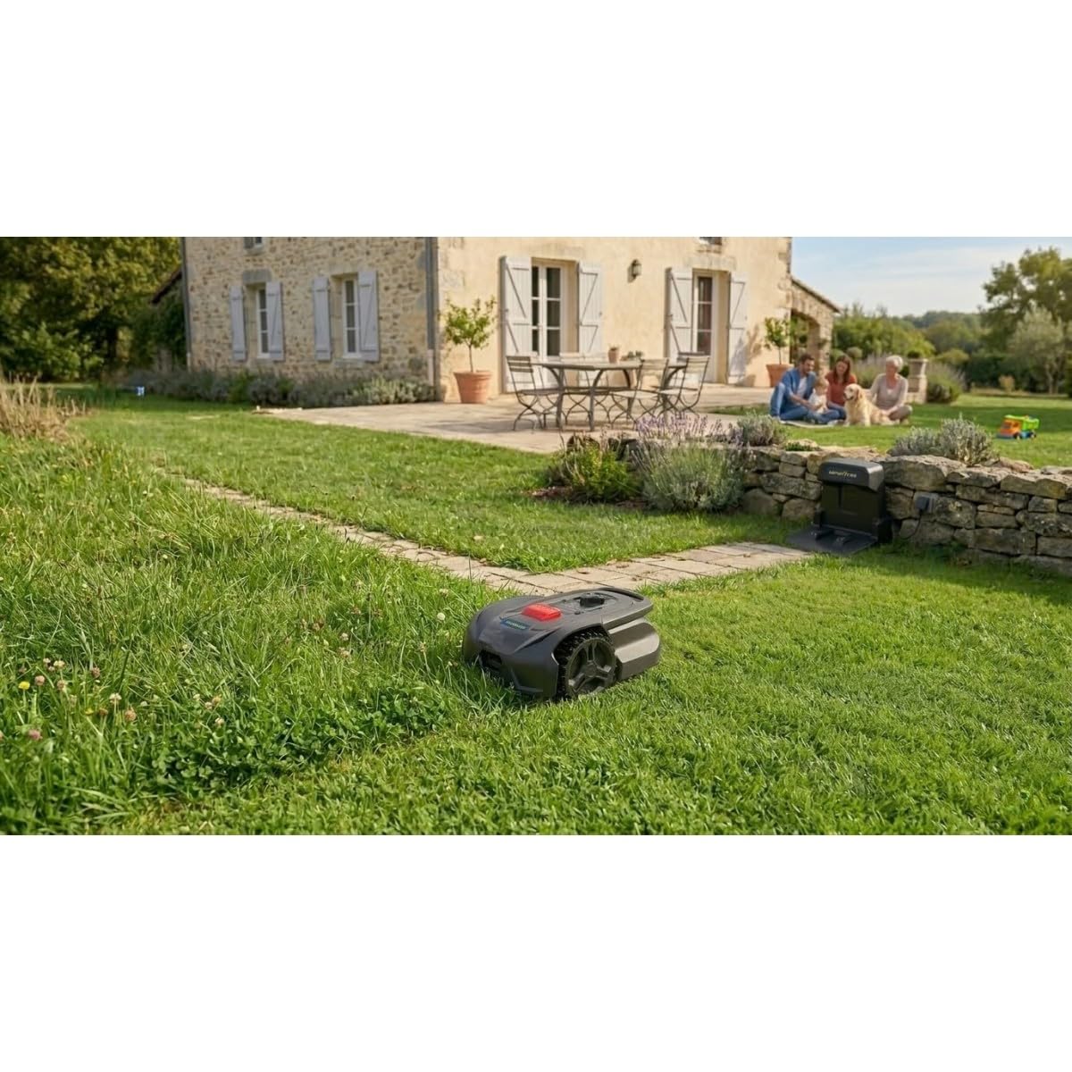 Goodyear - Robot Tondeuse sans Fil 500 m² connecté Périphérique - Tondeuse Robot Programmable avec Application Mobile Re — vue 3