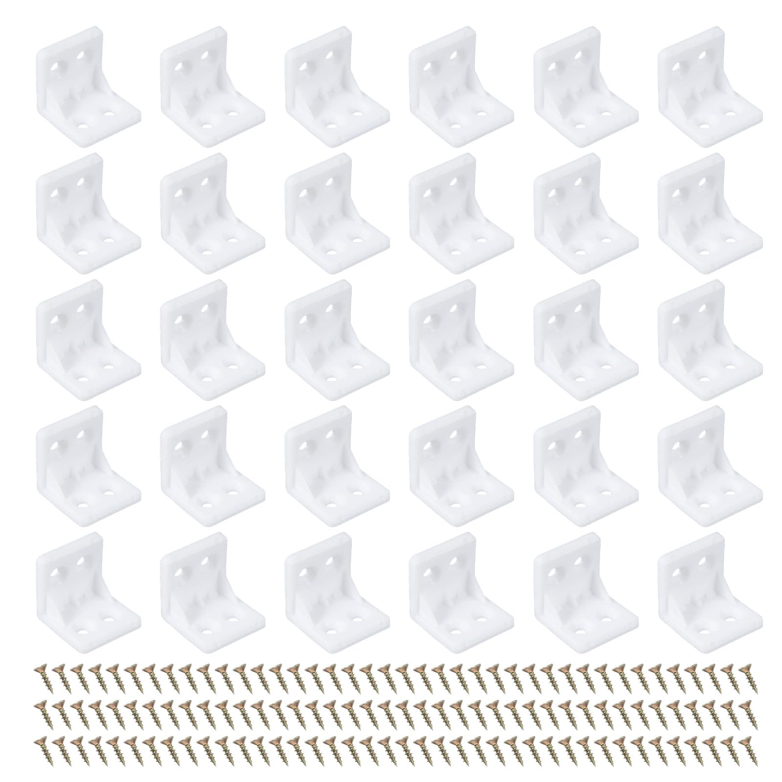 PATIKIL Plastic Corner Braces 27x27x27.3mm