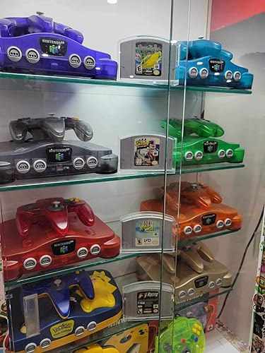 Miniatura 5 de Funda de acrílico para videojuegos compatible con Nintendo 64 Game Cartridge Vitrina compatible con Super Mario, Mario Kart, Zelda, GoldenEye, Wave