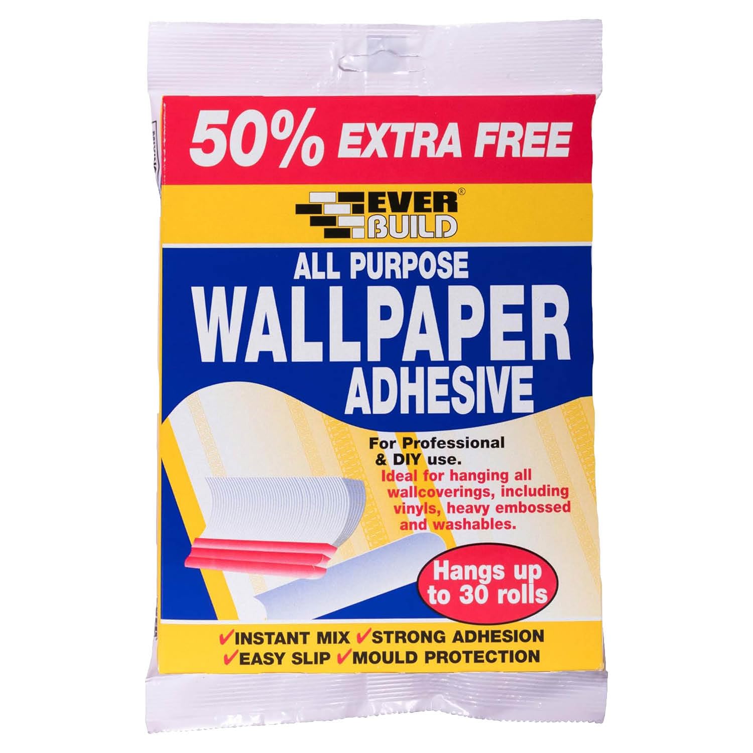 Everbuild All Purpose Wallpaper Paste 30 Roll 5029347601867