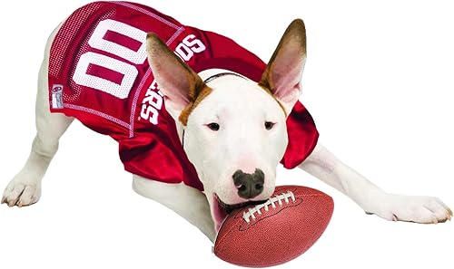 Miniatura 3 de Pets First Camiseta de malla para perro o gato del equipo universitario de la NCAA Oklahoma Sooners, talla XS, camiseta con licencia para perro