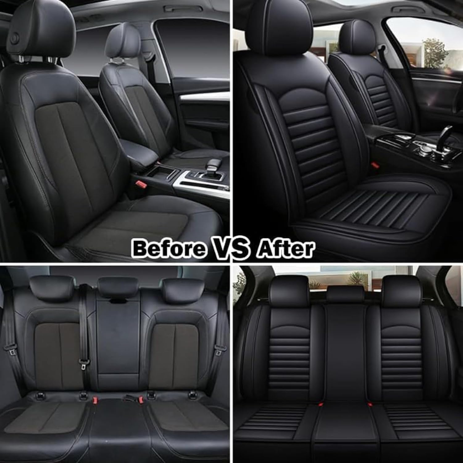 Housses Siège Avant Voiture pour Kia Stonic YB/KX1 2018 2019 2020 2021 2022 2023 2024,Imperméable Antidérapant Cuir Couvre Protections Siège Confortable Accessoires