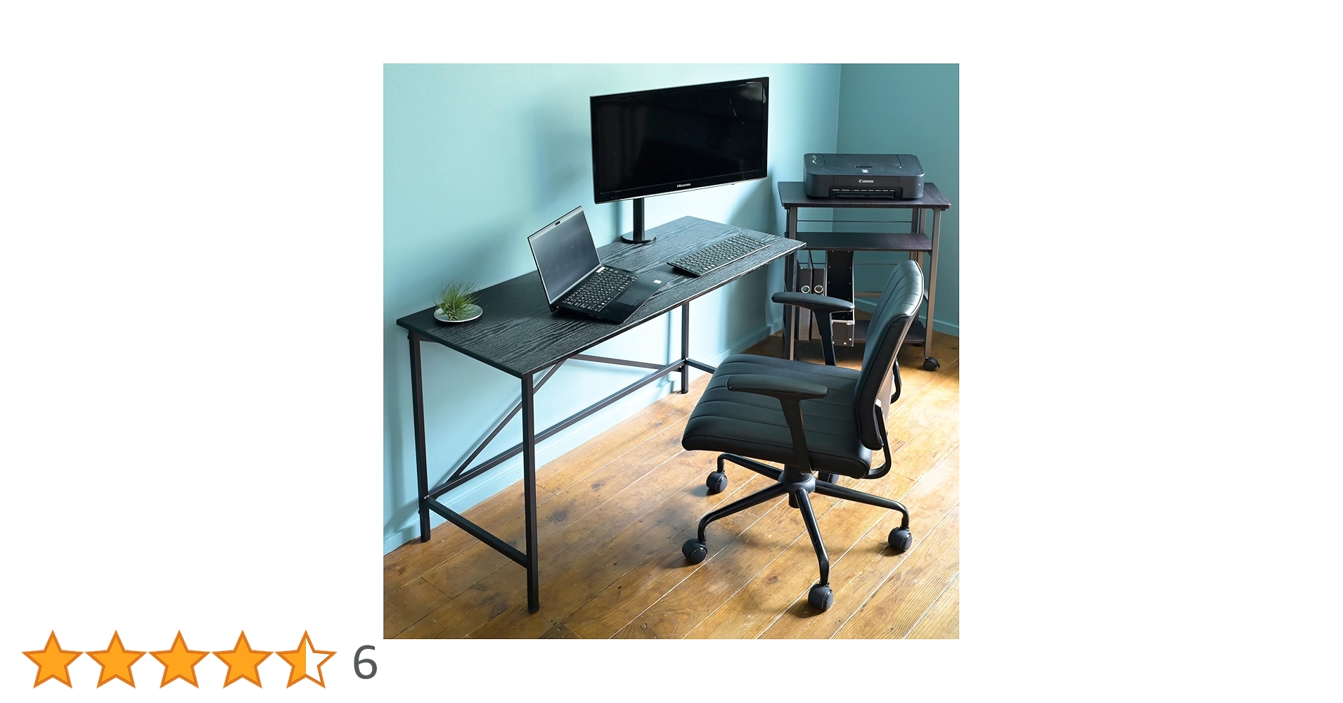 デスク　机 Amazon | ZXD pcデスク ラック付き 幅80cm×奥行50cm パソコン つくえ