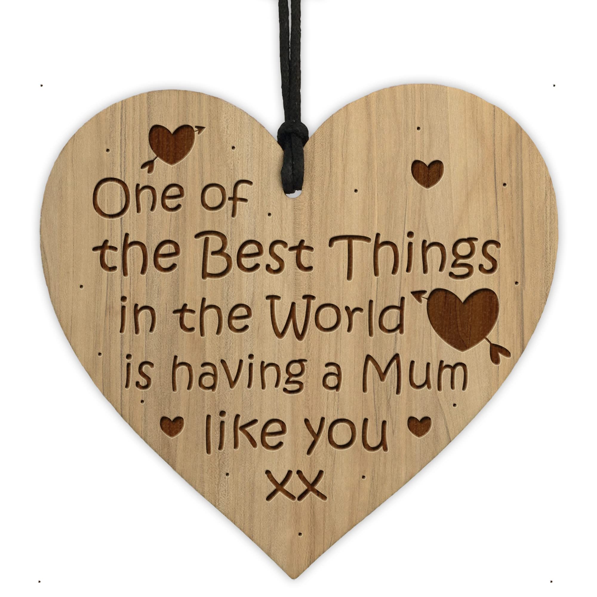 Red Ocean Thank You Gift For Mum Engraved Heart Mum Birthday Gifts Mum Christmas Gifts