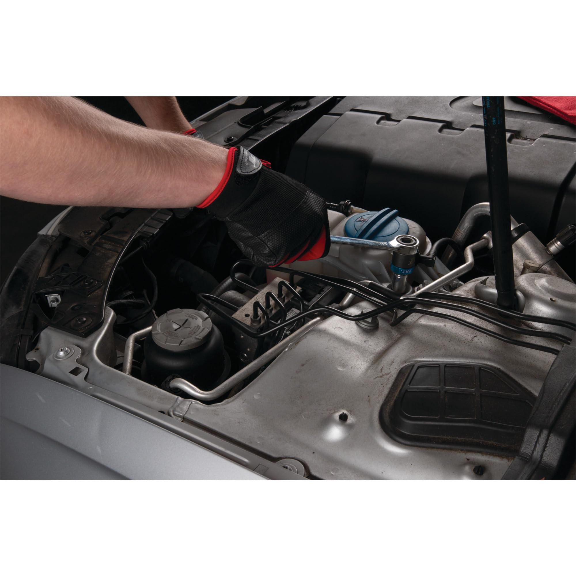 Performance Tool W32137 1/2 Zoll Ratschen-Adapter – wandelt Brechstange oder Schiebet-T-Griff in Ratsche – Umschaltbarer Ratschenmechanismus mit eloxiertem Schalterkragen