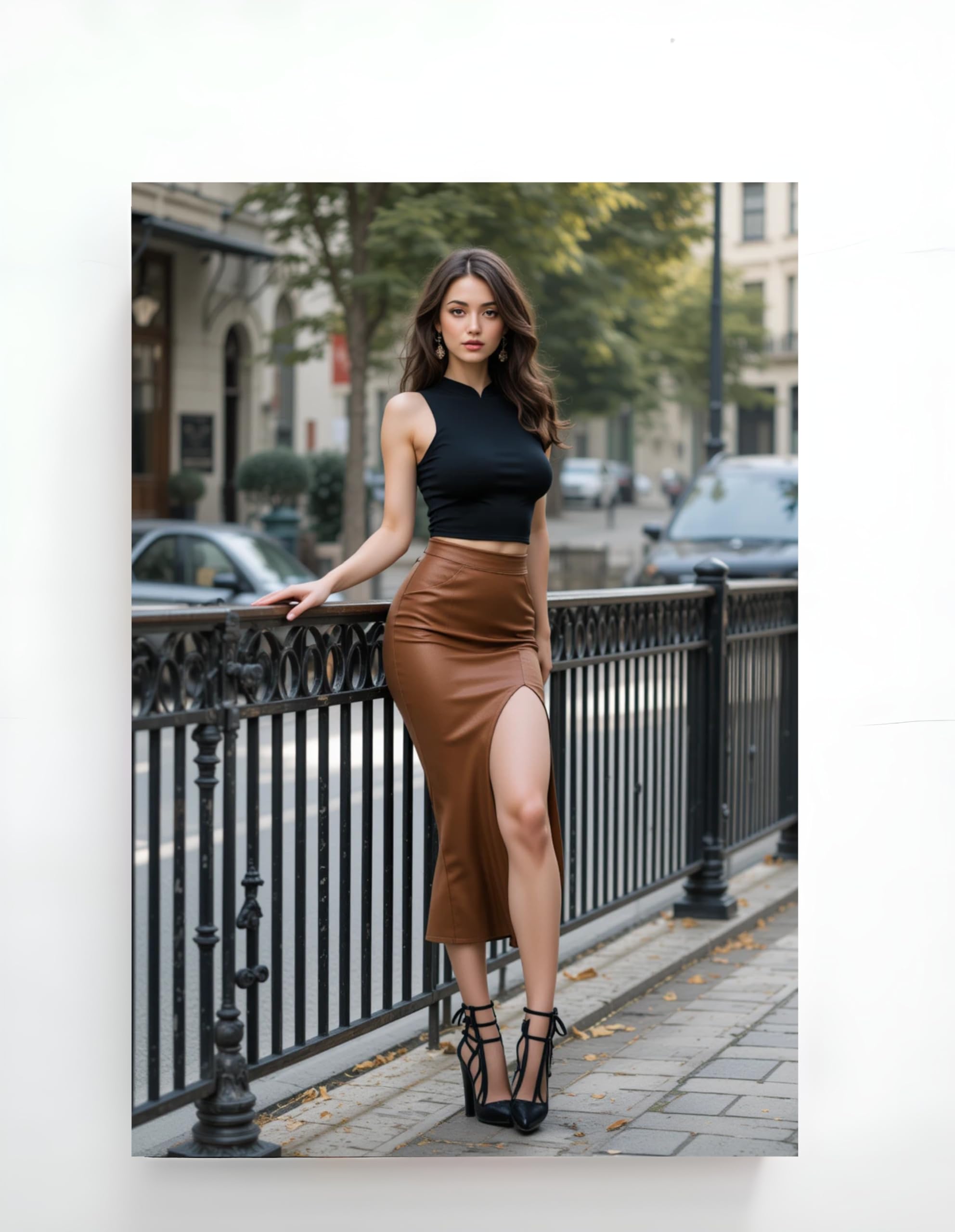 Genérico FOTOLIIENZO - Cuadro personalizado con foto, Lienzo sobre bastidor de madera – Lienzo 90 cm X 60 cm, opción de impresión en horizontal y vertical