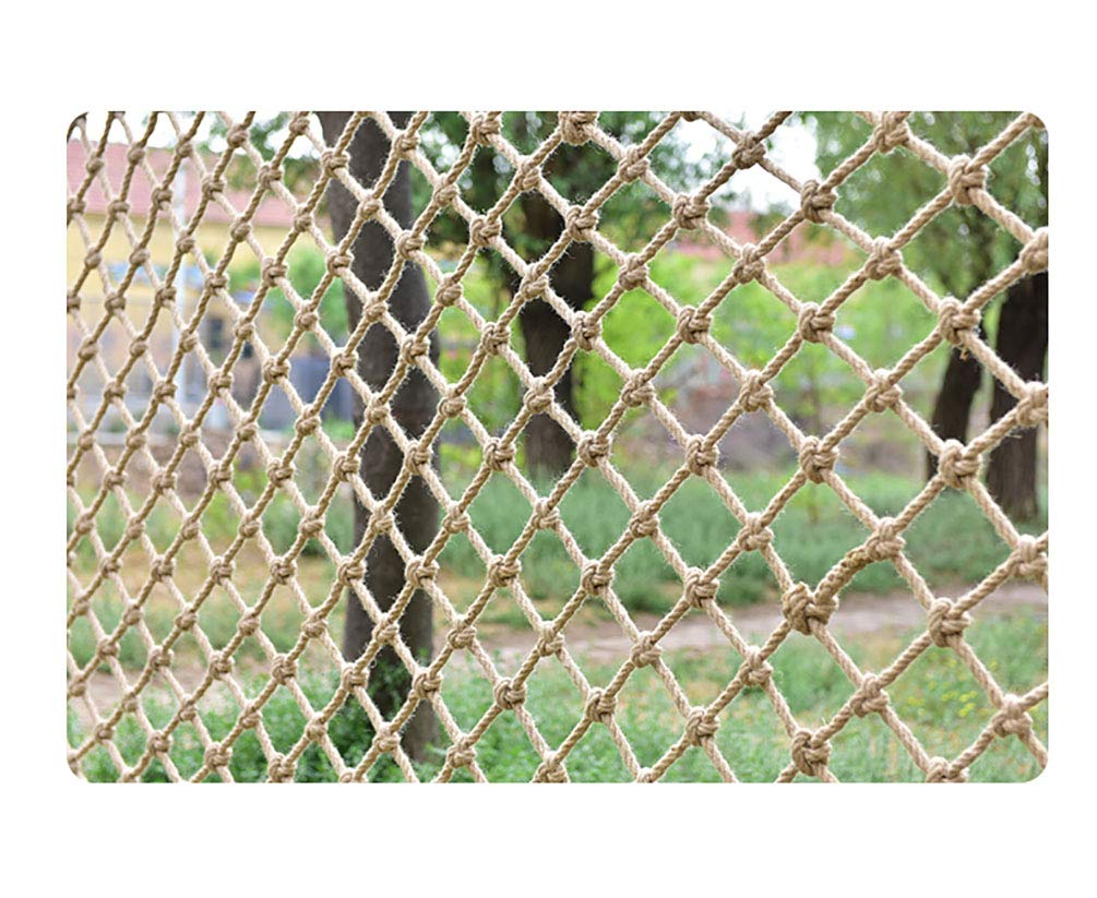 Red seguridad niños y malla de cuerda de cáñamo decorativa de 3x3m 7