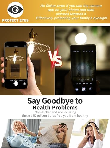 Miniatura 7 de CRLight Bombilla LED para candelabro, equivalente a 25 W, 250 lúmenes, 3000 K, blanco suave, 2 W, regulable, bombillas LED para candelabro, E12