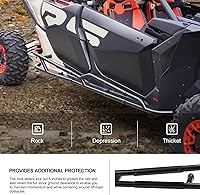 Vista 4 de KIWI MASTER Nerf Bars Rock Sliders para Can-Am Maverick X3 Max 2017-2026 Accesorios de acero para árbol lateral