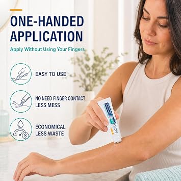 ScarMD Silicone Scar Gel Roll-On, 100% Pure Scar Cream, Made in the U.S.