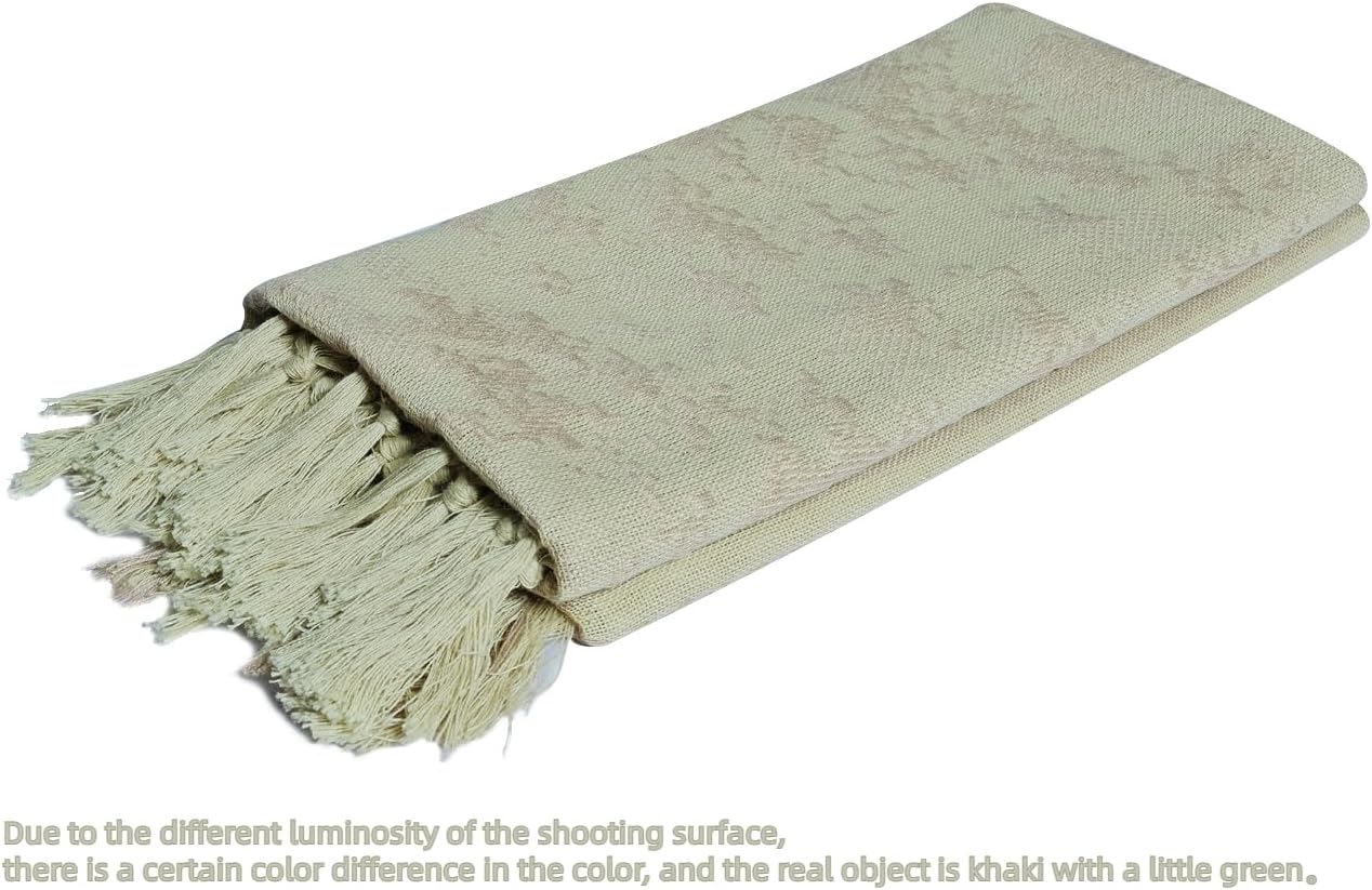 Cotton Desert Scarf Military Tactical Shemagh Keffiyeh HeadScarf Arab Wrap Outdoors Tassel Scarves for Men/Women - Image 2