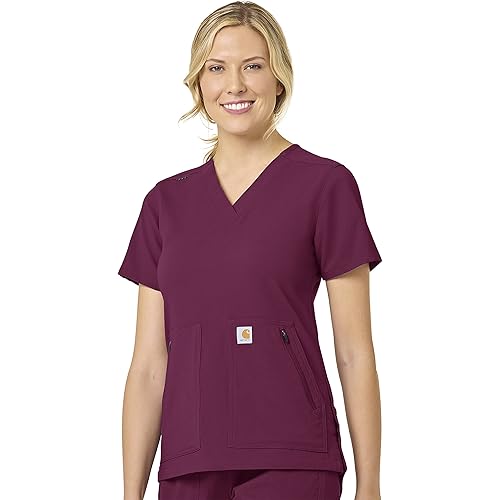 Carhartt Scrubs C12237 Women's Rugged Flex® Modern Fit 4-Pocket V-Neck