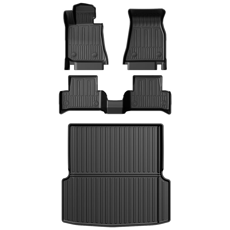 Tapetes e Forro para Porta-Malas em TPE para BMW i4 2022–2026 IKABEVEM