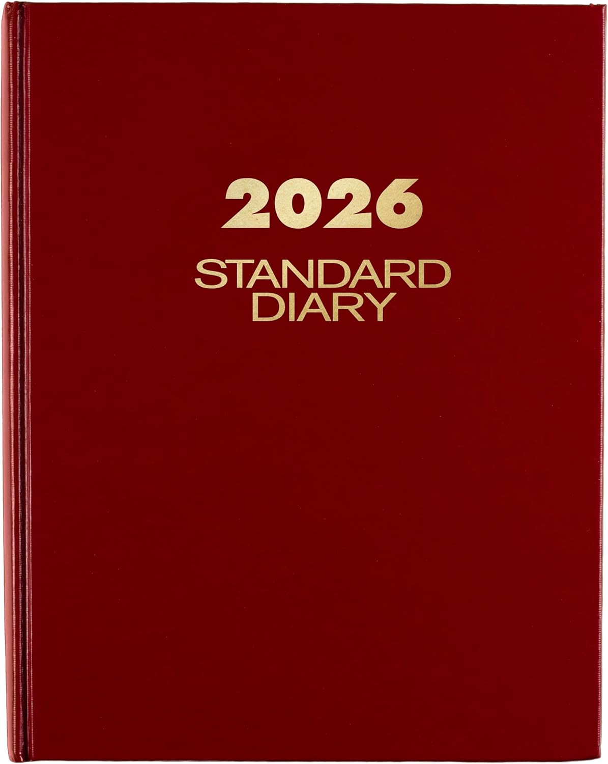 AT-A-GLANCE 2026 Diary, Standard Diary, Daily, 7-1/2″ x 9-1/2″, Medium, 12-Month, Hardcover, Red (SD3741326)