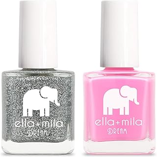 2-Pack Pinkterest Ice Set - Quick Dry Nail Polish Set of 2-17-Free & Chip Resistant Regular Nail Polish Sets - Nail Lacquer Set with On Thin Ice (.45 Fl. Oz.) & Pinkterest+ (.45 Fl. Oz.)