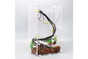 Micro Praying Mantis Habitat Terrarium - Acrylic 8x6x14 Inches Enclosure with Breathable Mesh Walls