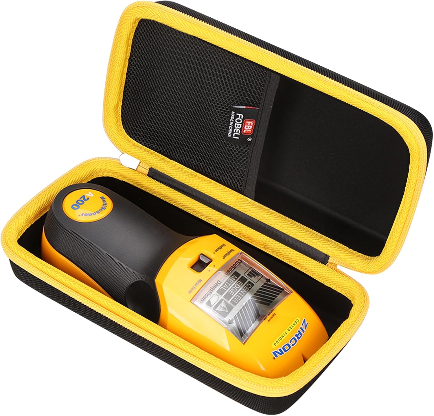 FBLFOBELI EVA Hard Case Compatible with Zircon Multiscanner A200, A250, A250c, StudSensor A100, A150 Stud Finder, Handheld Tool Dedicated Storage Organize Holder