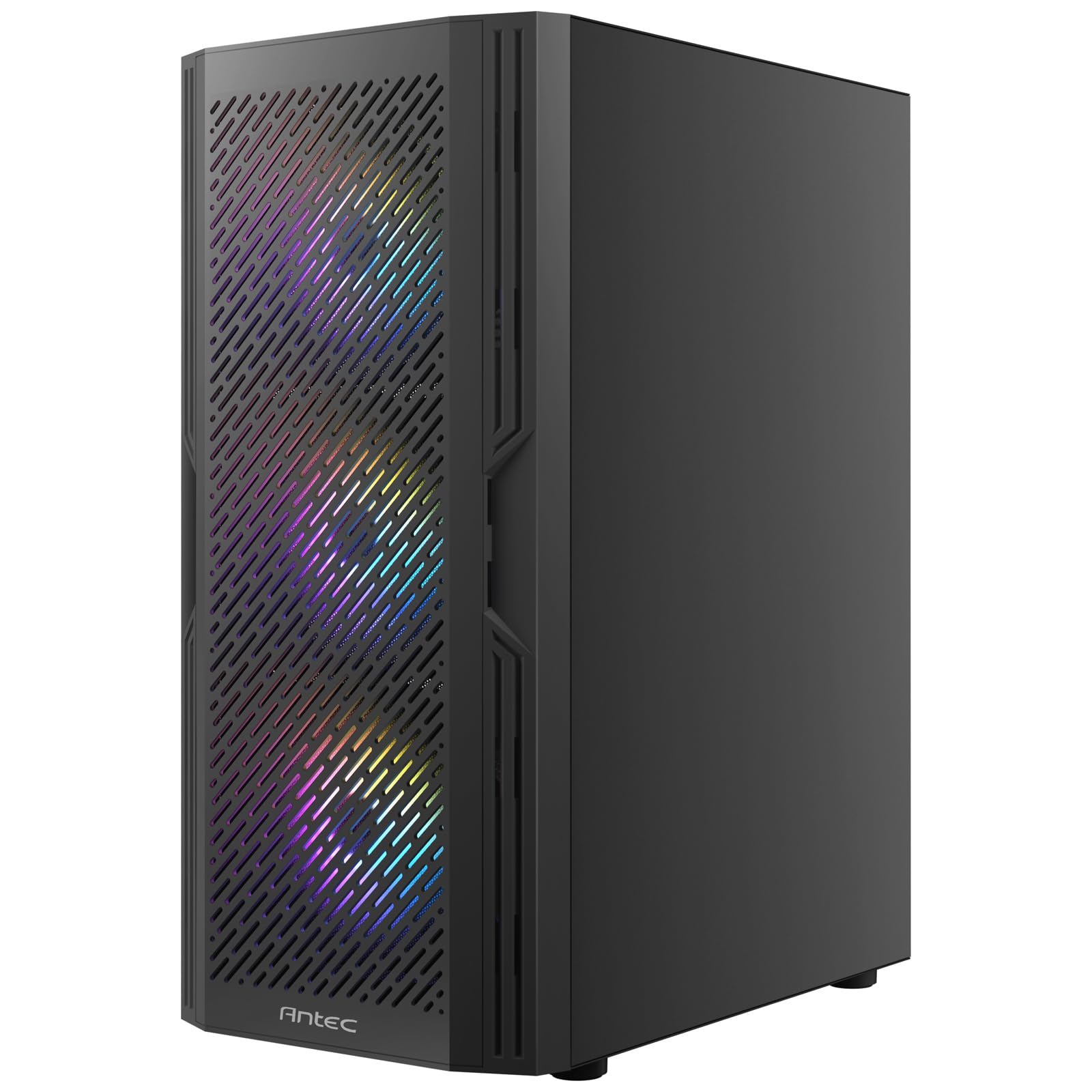 Antec AX20 MATX Gaming-Gehäuse – Schwarz, 2x USB 2.0, RGB-Gaming-Box