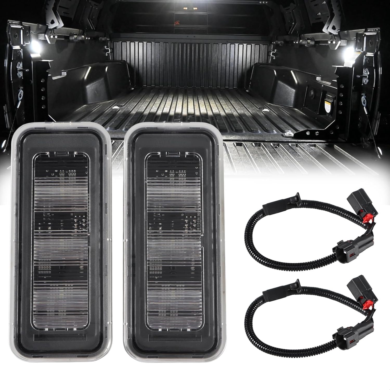 Truck Led Bed Light Car Trunk Cargo Lighting Kit Compatible with Toyota Tacoma 2020 2021 2022 2023 2024 Replace #: PT857-35200